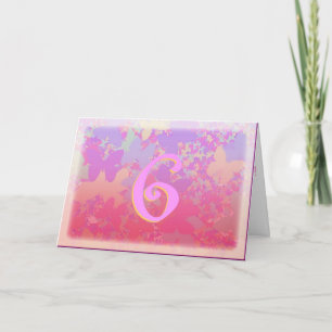 Pastel Butterflies Karte