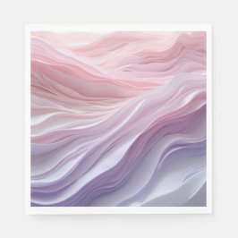 Pastel Calming Wave Muster Serviette