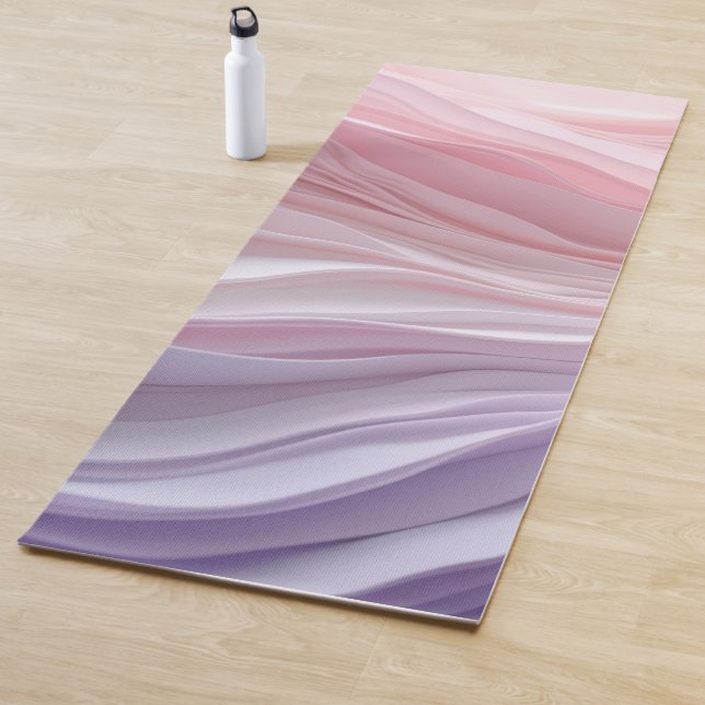 Pastel Calming Wave Pattern Yogamatte (Beispiel)