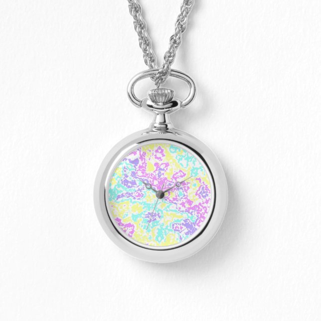 Pastel-Camouflage Armbanduhr (Vorderseite)
