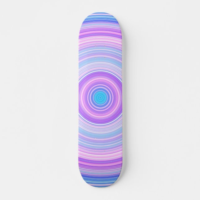 Pastel Candy Colored Skateboard (Vorne)