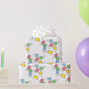 Pastel Candy Mais Osterkörbe Kerzen Geschenkpapier