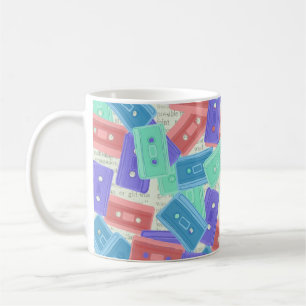 Pastel Cassette Tapes - ästhetische Musik der 90er Kaffeetasse