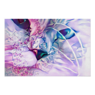 Pastel Cat Dreamscape Poster