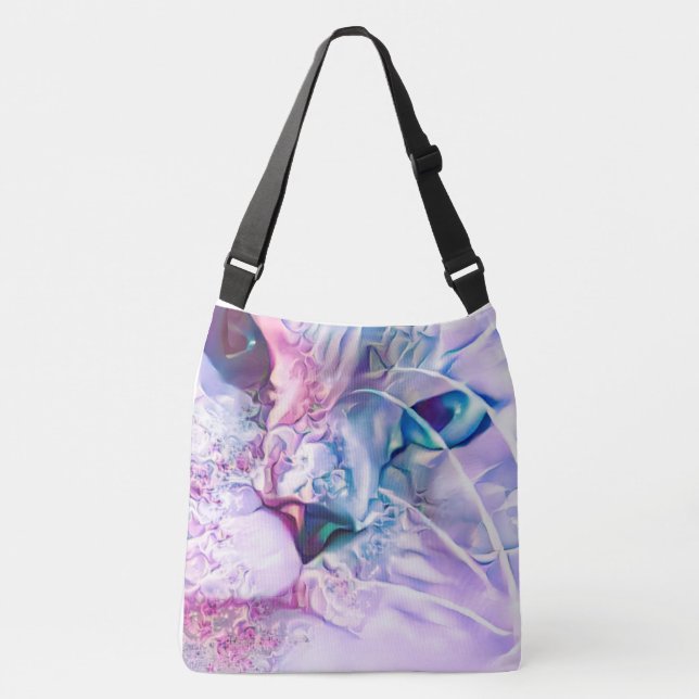 Pastel Cat Dreamscape Tragetaschen Mit Langen Trägern (Vorderseite)