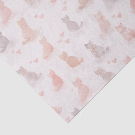 Pastel Cats Tissue Paper Seidenpapier
