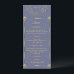 Pastel Celestial Gold Wedding Dinner Menu Card Einladung<br><div class="desc">Unsere Kollektion "Pastel Celestial Wedding" besticht durch einen goldfarbenen Mondmond mit goldenen Sternen auf verschiedenen pastellfarbenen Hintergründen und eleganten Schriftart. Einfach für Sie anpassen und Sie können unter vielen Artikeln aus dieser Sammlung in unserem Shop wählen.</div>
