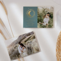 Pastel Celestial Two Foto Wedding Celebration