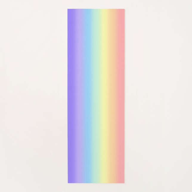 Pastel Chakra Yogamatte (Vorderseite)