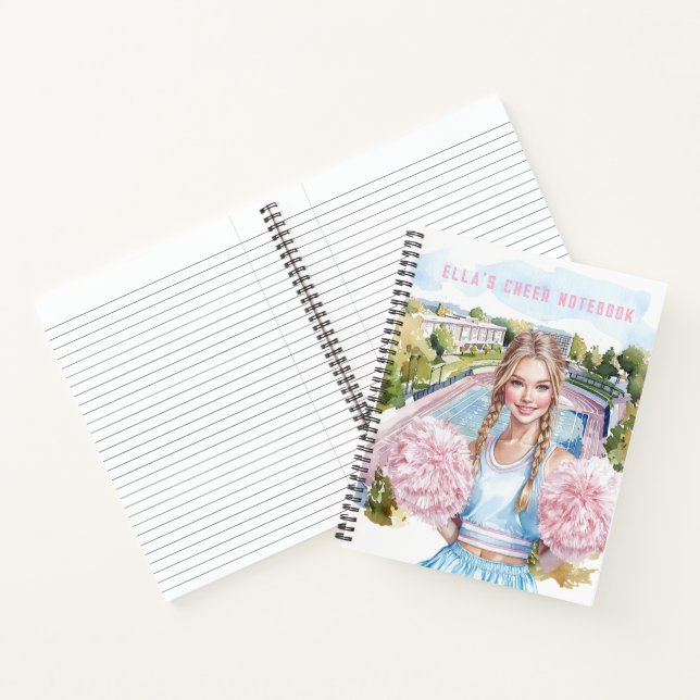 Pastel Cheerleader  Notebook Notizbuch (Innenseite)