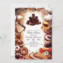 Pastel Chocolate Babydusche