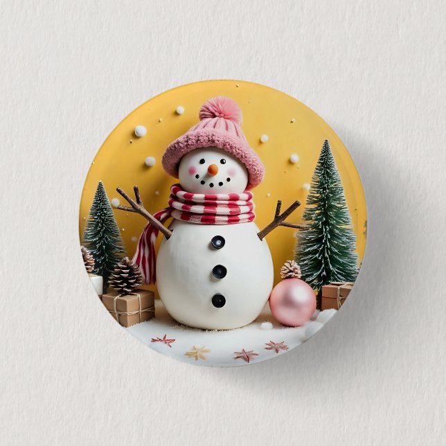 Pastel Christmas - Button (Vorderseite)