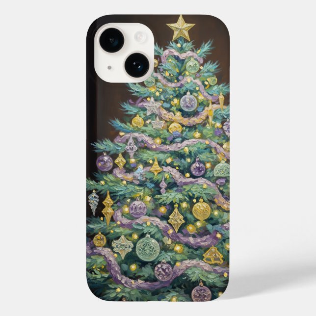 Pastel Christmas Case-Mate iPhone 14 Hülle (Rückseite)