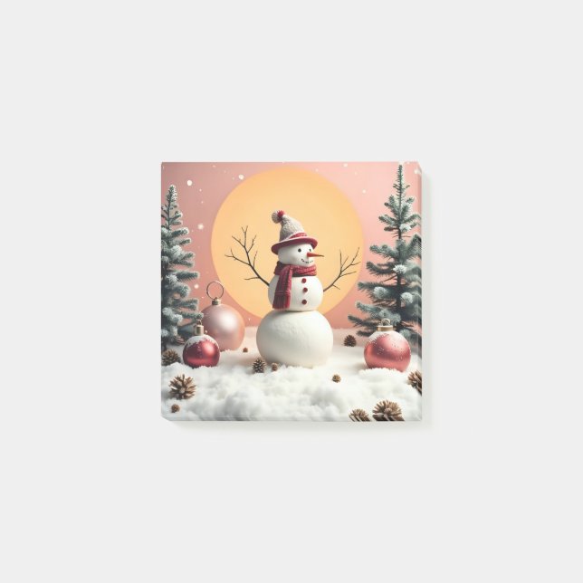 Pastel Christmas - Post-It Notes  Post-it Klebezettel (Vorderseite)