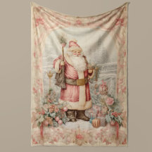 Pastel Christmas Retro Santa Claus Wohngestaltung