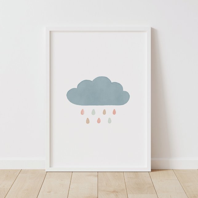 Pastel Cloud Girl Kinderzimmer Decke Poster (Von Creator hochgeladen)