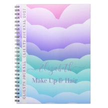 Pastel Clouds Client Journal