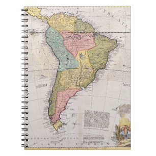 Pastel Colonial South America Notebook Notizblock