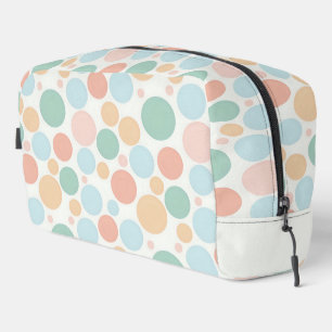 Pastel Color Polka Dots Waschbeutel