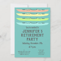 Pastel Colored Kayaks Kayaking Themed Party