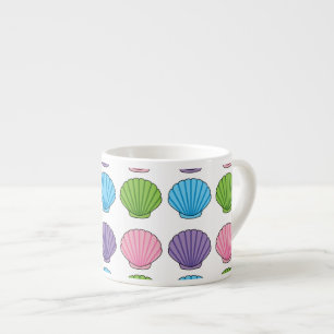Pastel Colorful Seashell Pack Espressotasse