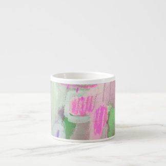 Pastel Colors Abstract Design Espresso Tasse