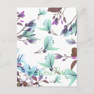 Pastel Colors Bougainvillea Blume Postkarte