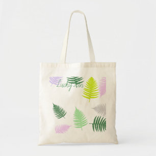 Pastel Colors Lucky Fern Tragetasche