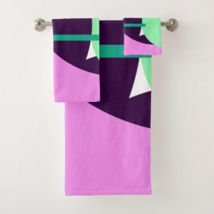 Pastel Colours Turquoise Art Abstrait Serviettes d