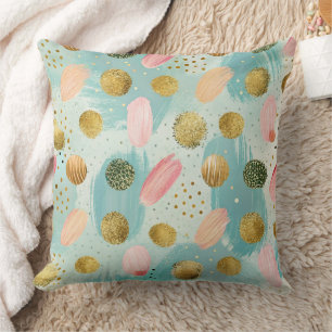 Pastel Confetti Glitzer Abstraktes Muster (2) Kissen
