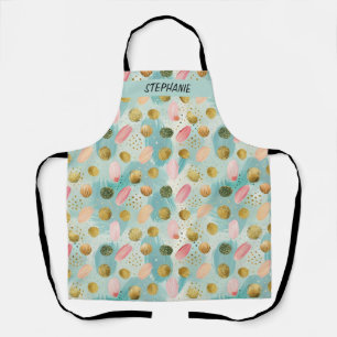 Pastel Confetti Glitzer Abstraktes Muster (2) Schürze