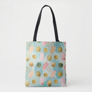 Pastel Confetti Glitzer Abstraktes Muster (2) Tasche