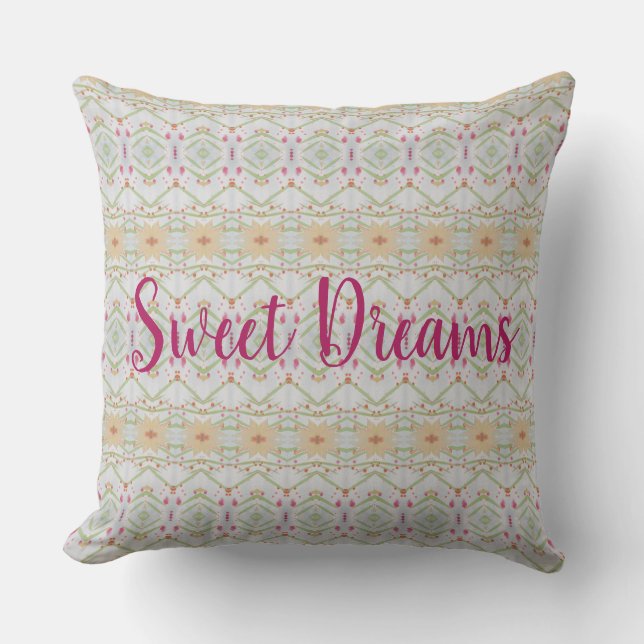 Pastel Coussin Personnaliser Sweet Dreams (Recto)