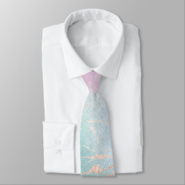 Pastel cravate homme rose vert or nouveau design