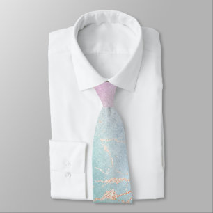 Pastel cravate homme rose vert or nouveau design