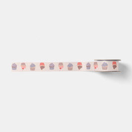 Pastel Cupcake Confetti Muster Ribbon Satinband