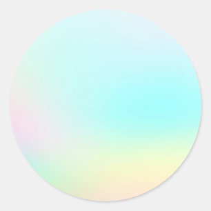 Pastel Custom Trendy Runder Aufkleber