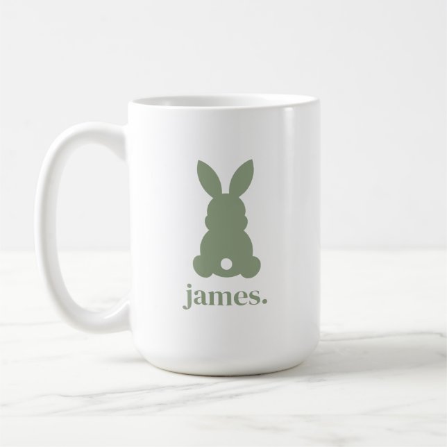 Pastel Cute Easter Bunny Kaffeetasse (Links)