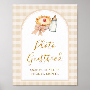 Pastel Cutie Pie En vichy Automne Photo Livre d'or