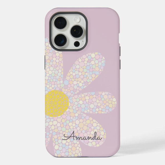 Pastel Daisy Case-Mate iPhone Case 15 Pro Max Hülle (Rückseite)