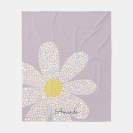 Pastel Daisy Fleecedecke