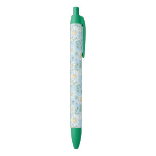 Pastel Daisy Flower Garden Muster Kugelschreiber