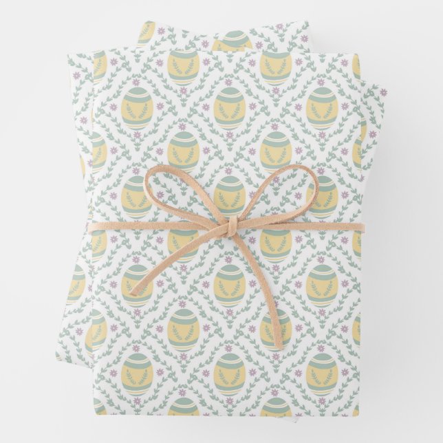 Pastel Damask OE. de Pâques Papier Motif à envelop (En situation)