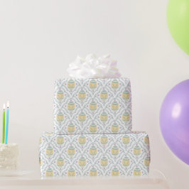 Pastel Damask Ostereier Muster Wrapping Papier Geschenkpapier