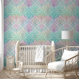 Pastel Damask Tapete