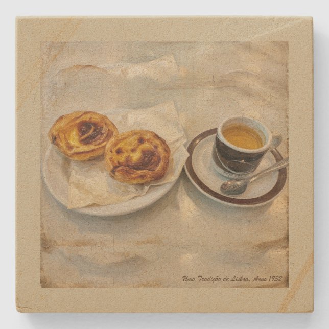 Pastel de Nata Untersetzer (Vorderseite)