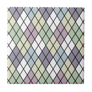 Pastel Diamonds Raute Fliese
