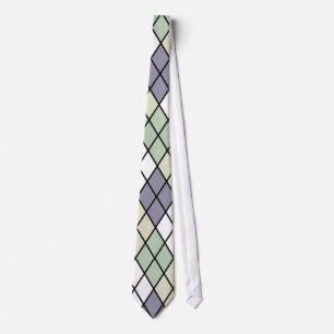 Pastel Diamonds Raute Krawatte