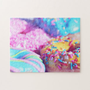 Pastel Donut Fotografy Complex Jigsaw Puzzle