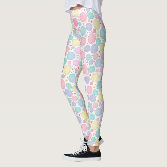 Pastel Dots Un-Perfect Pattern Leggings (Links)